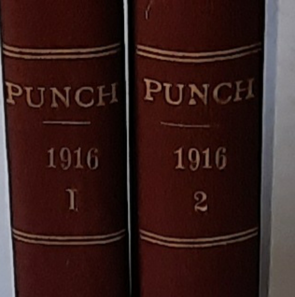 1916 Punch or The London Charivari Set